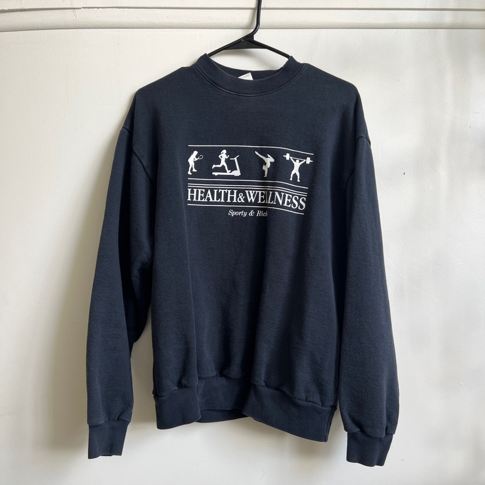 Sporty & Rich Health & Wellness Crewneck
